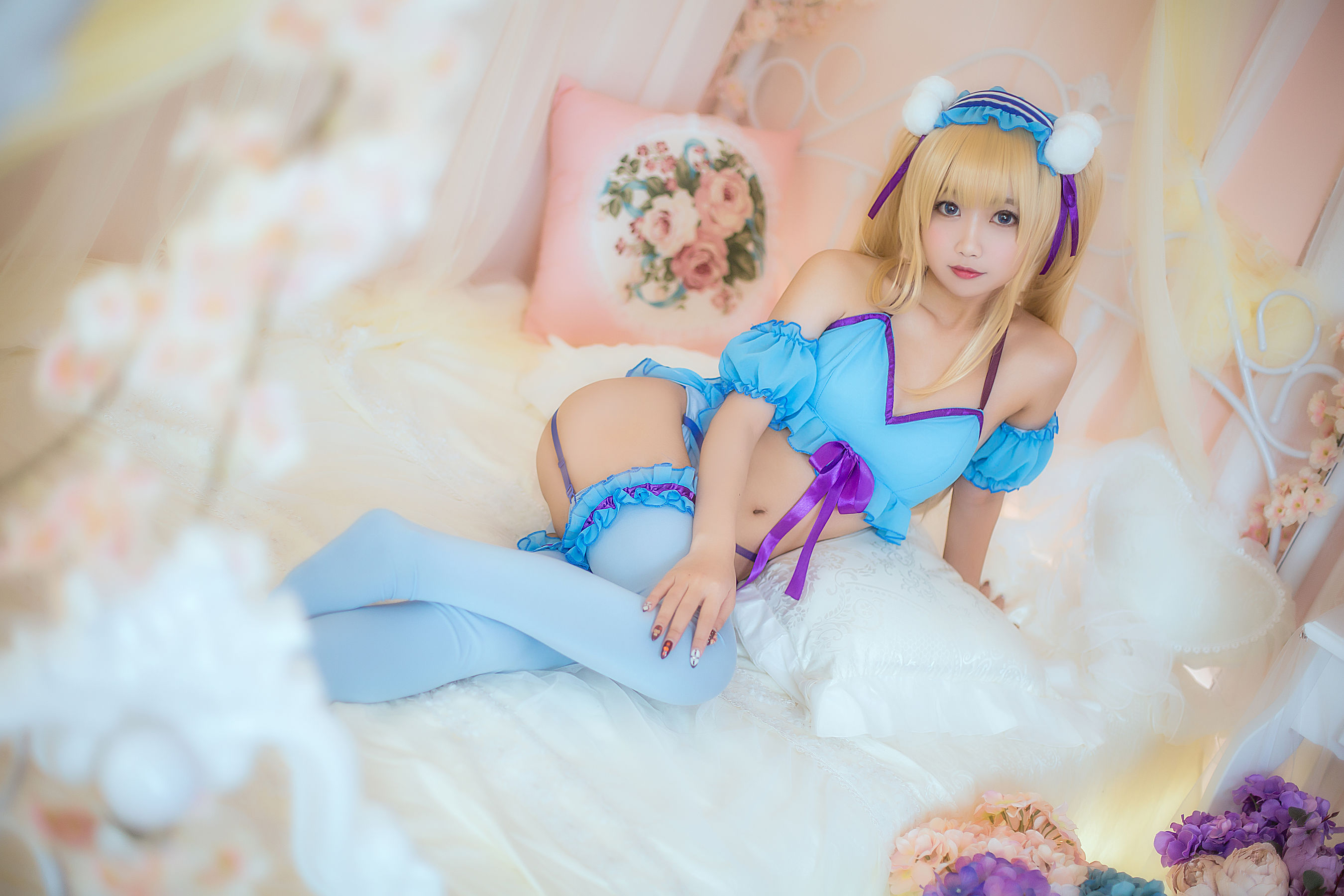 白嫩美少女 鬼畜瑶 - 睡衣  第2张