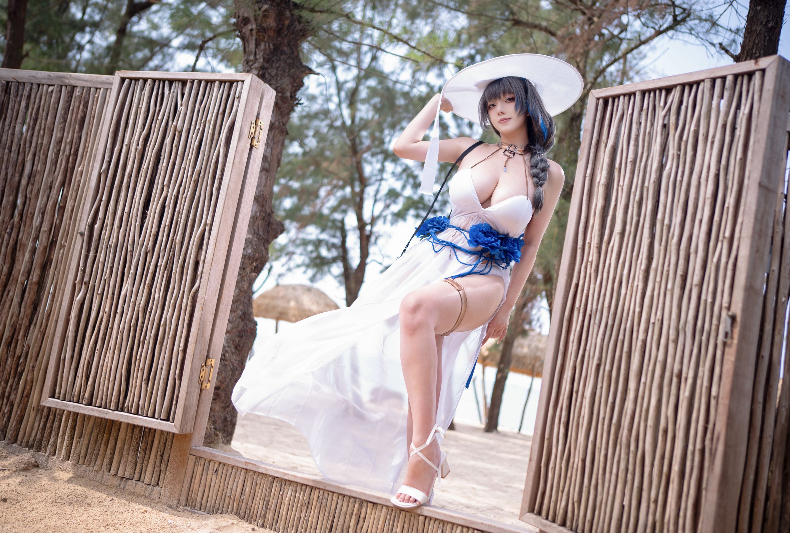 萌妹 菌烨tako - 梅里泳装  第13张