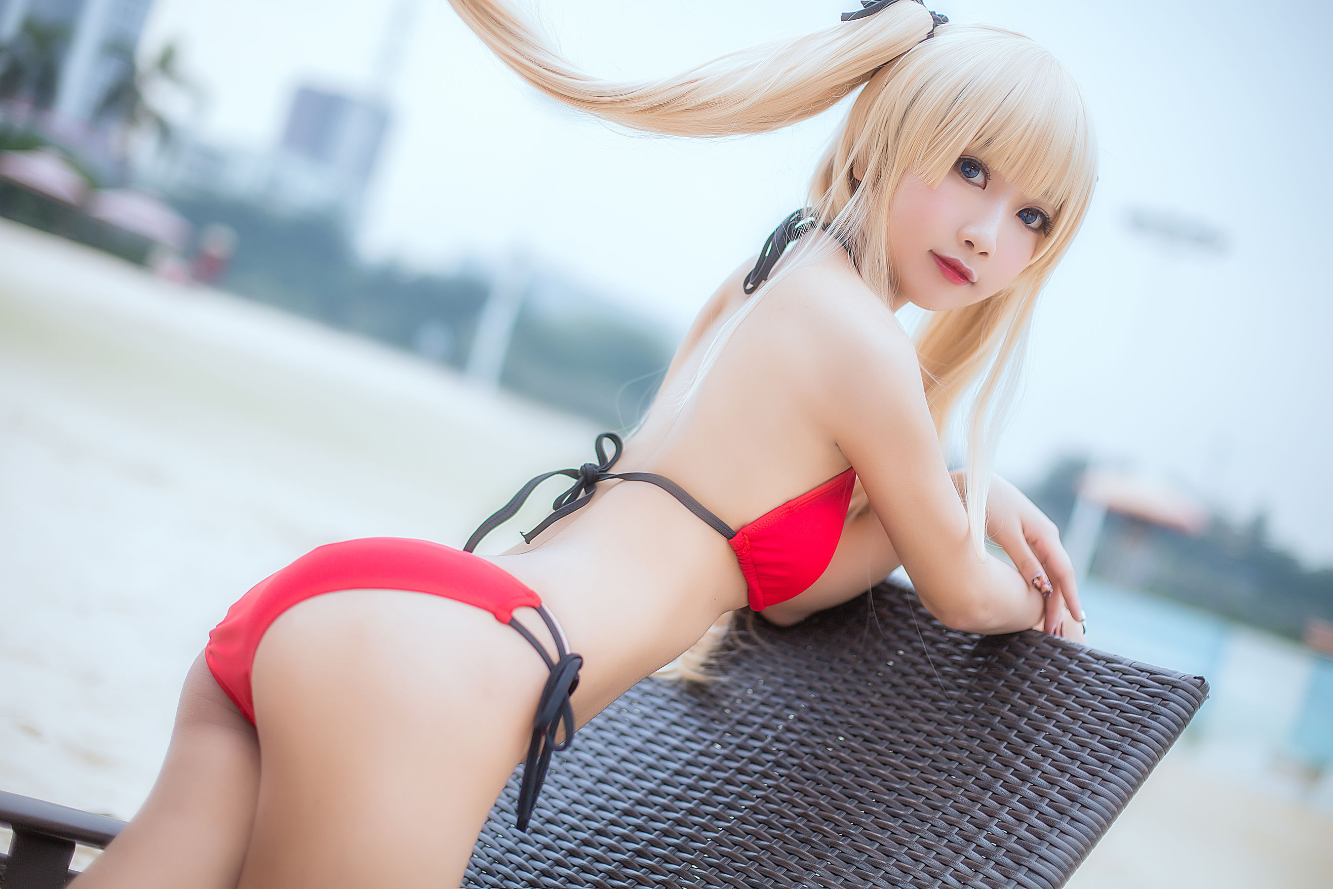 白嫩美少女 鬼畜瑶 - 水着  第12张