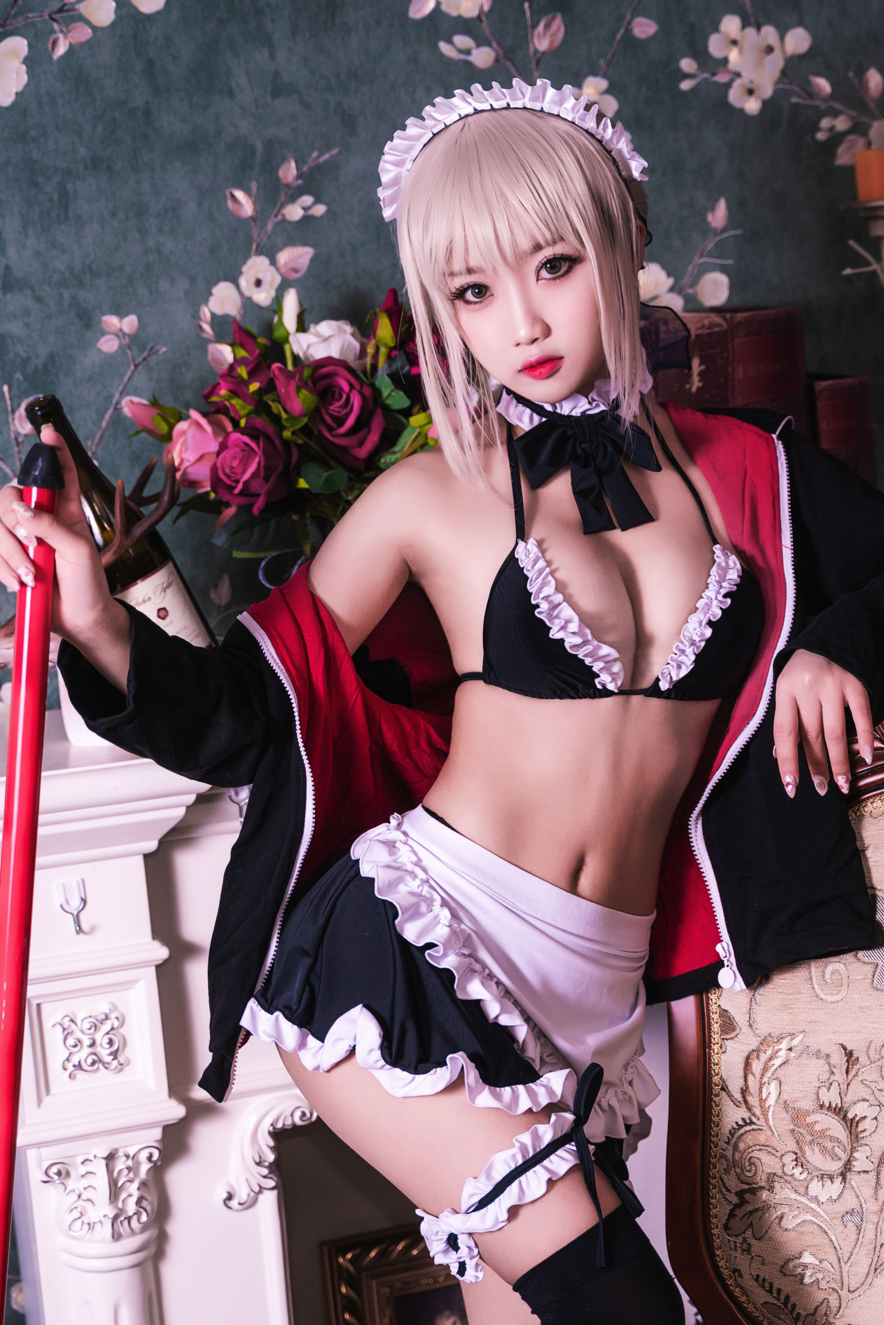 白嫩美少女 鬼畜瑶 - 黑呆女仆 (不知火舞)  第27张