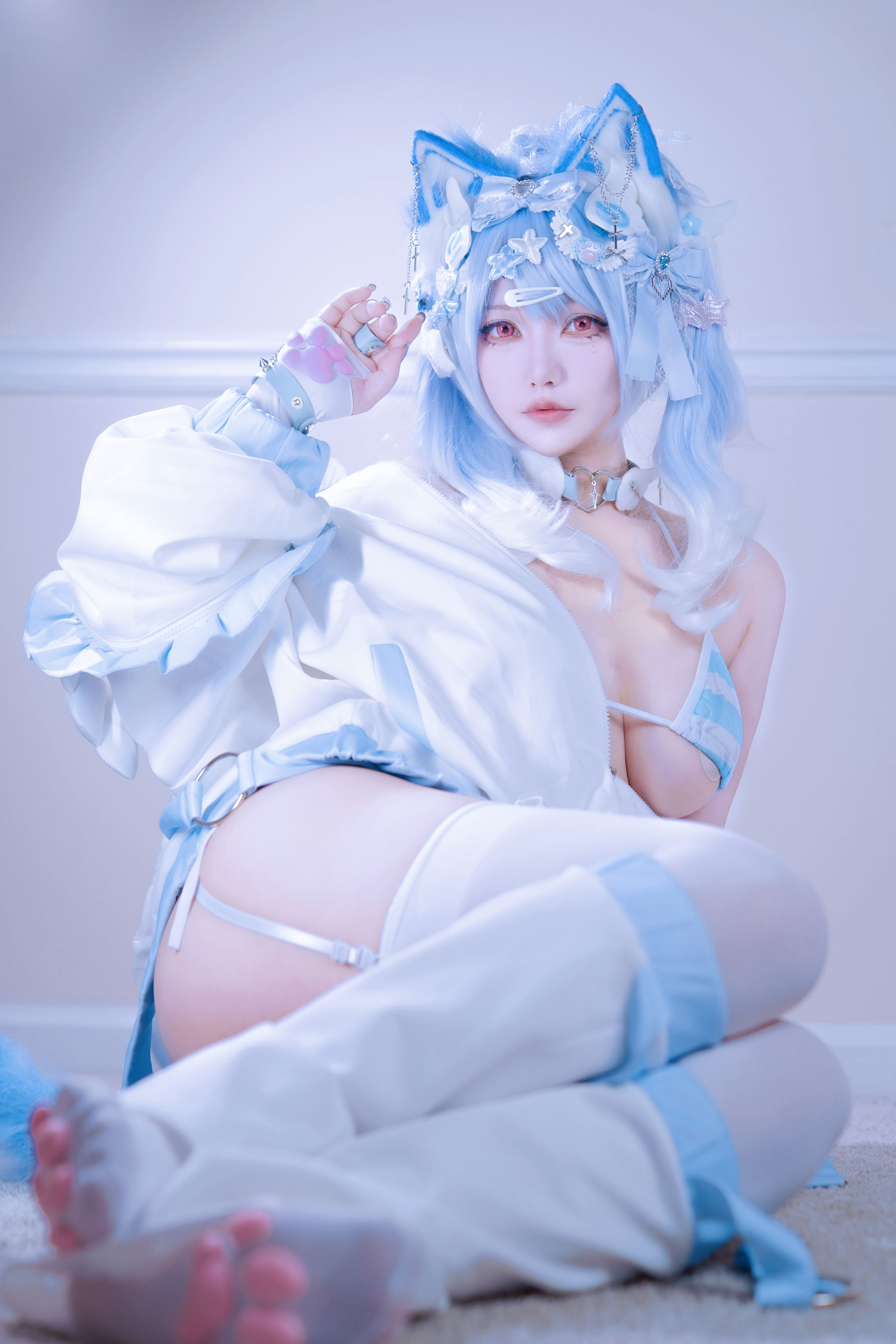 狐洛洛子 - 水色猫猫头  第8张