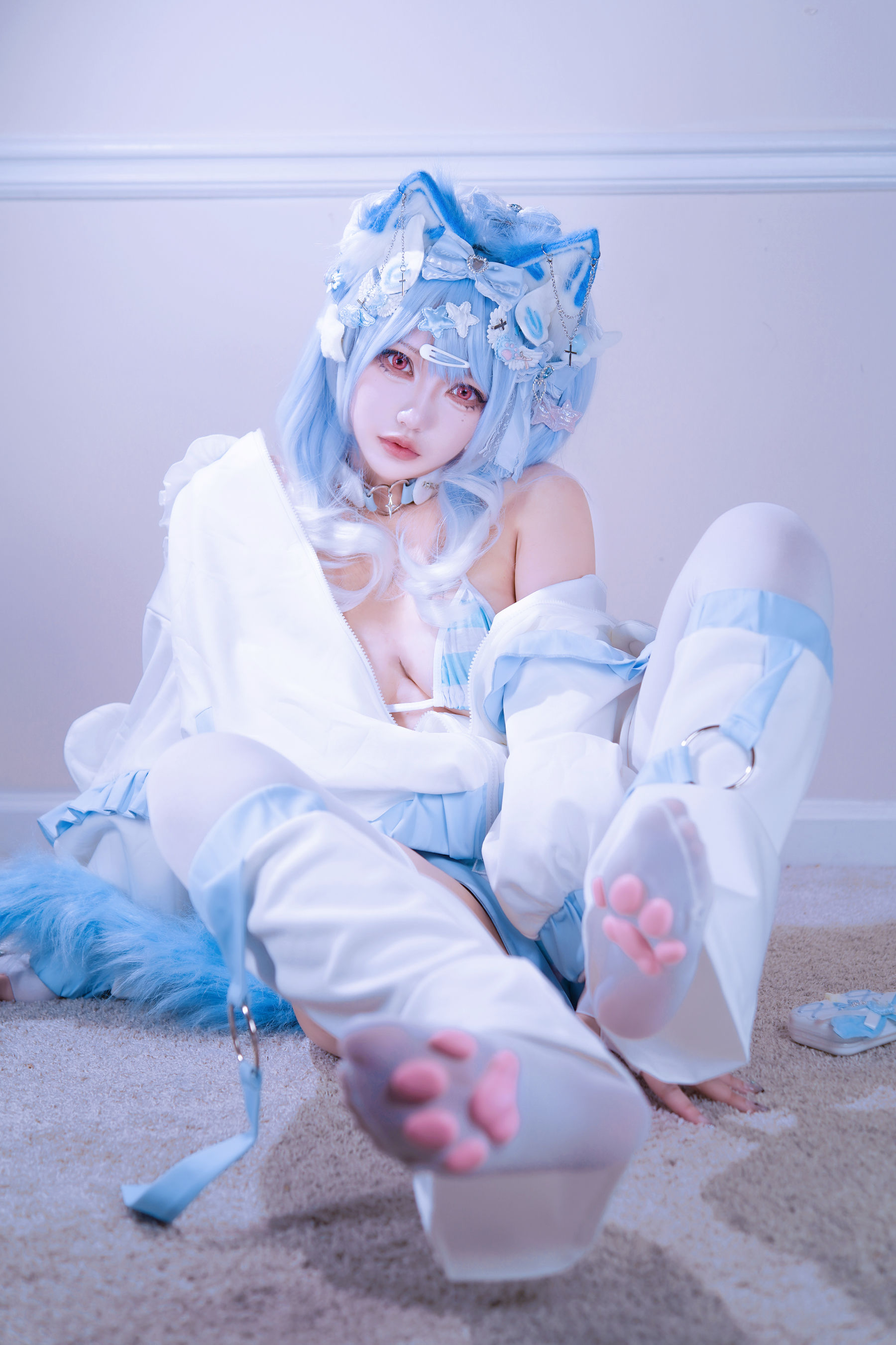 狐洛洛子 - 水色猫猫头  第9张