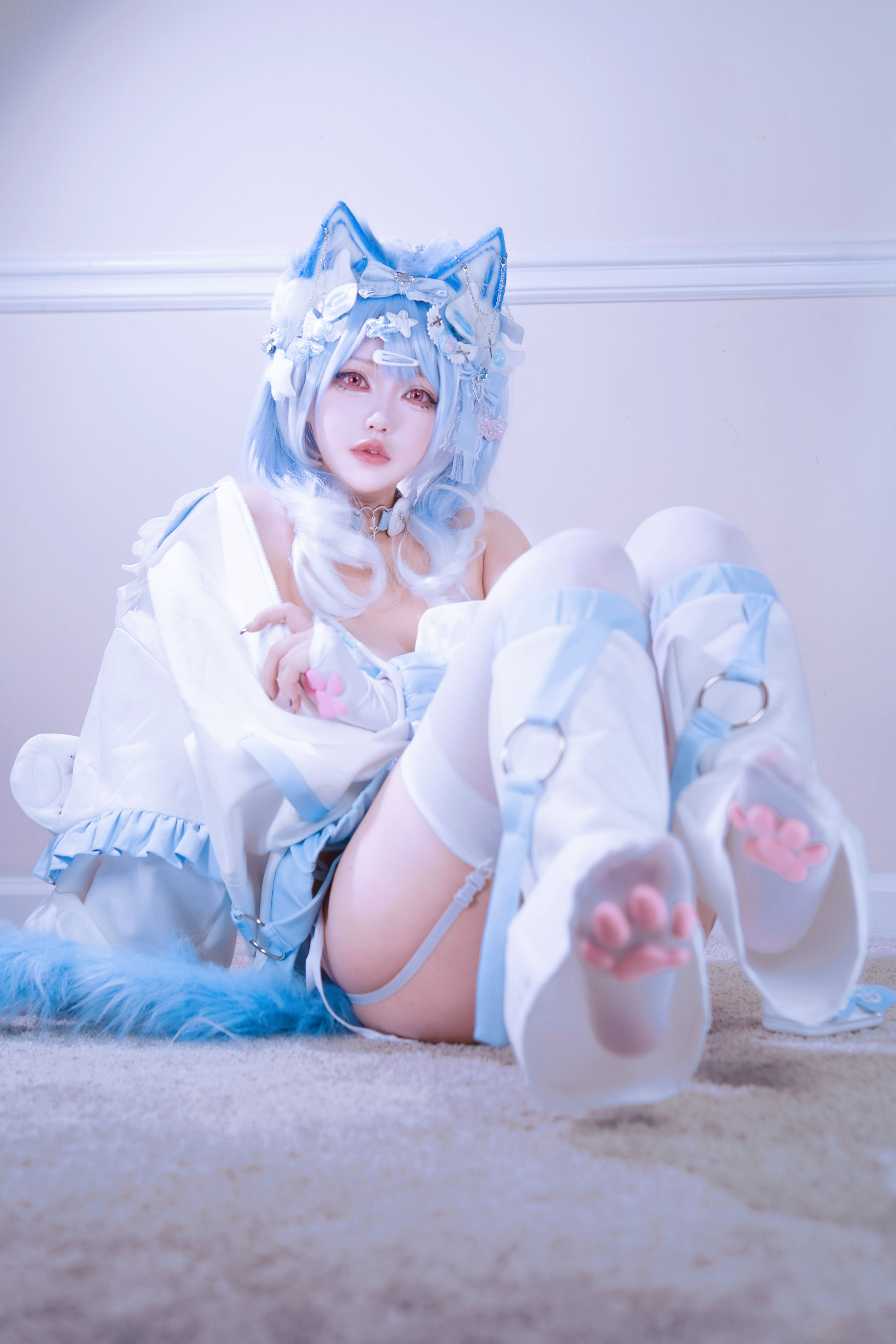 狐洛洛子 - 水色猫猫头  第8张