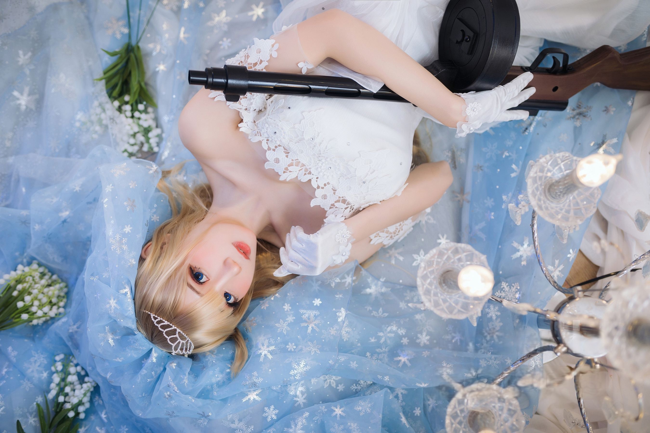 焖焖碳 - 少女前线 索米 婚纱  第7张