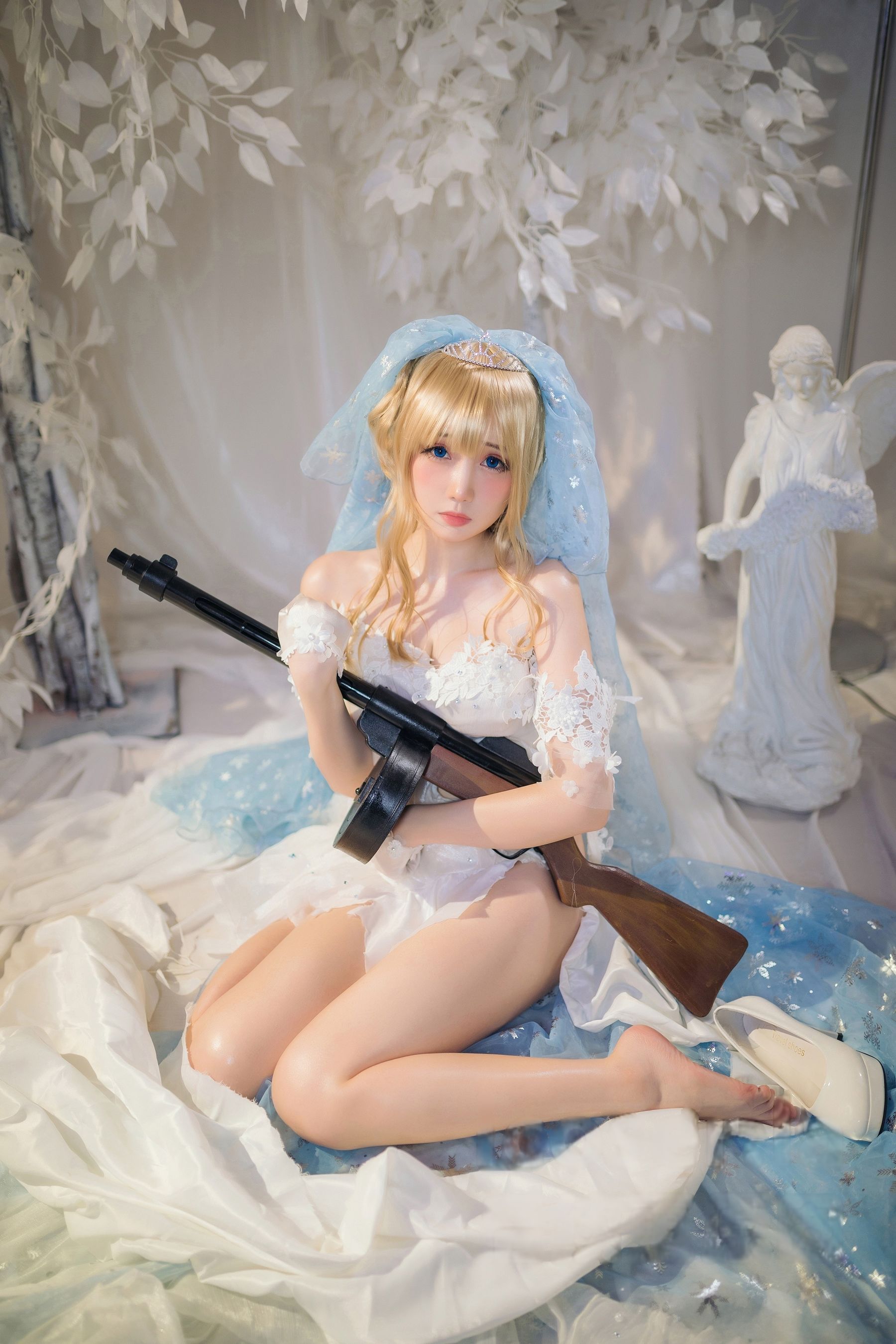 焖焖碳 - 少女前线 索米 婚纱  第12张