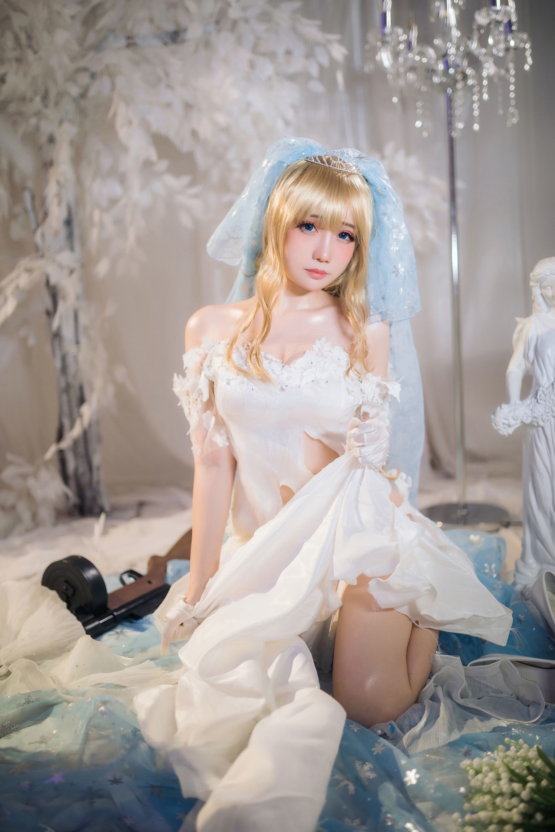 焖焖碳 - 少女前线 索米 婚纱  第41张