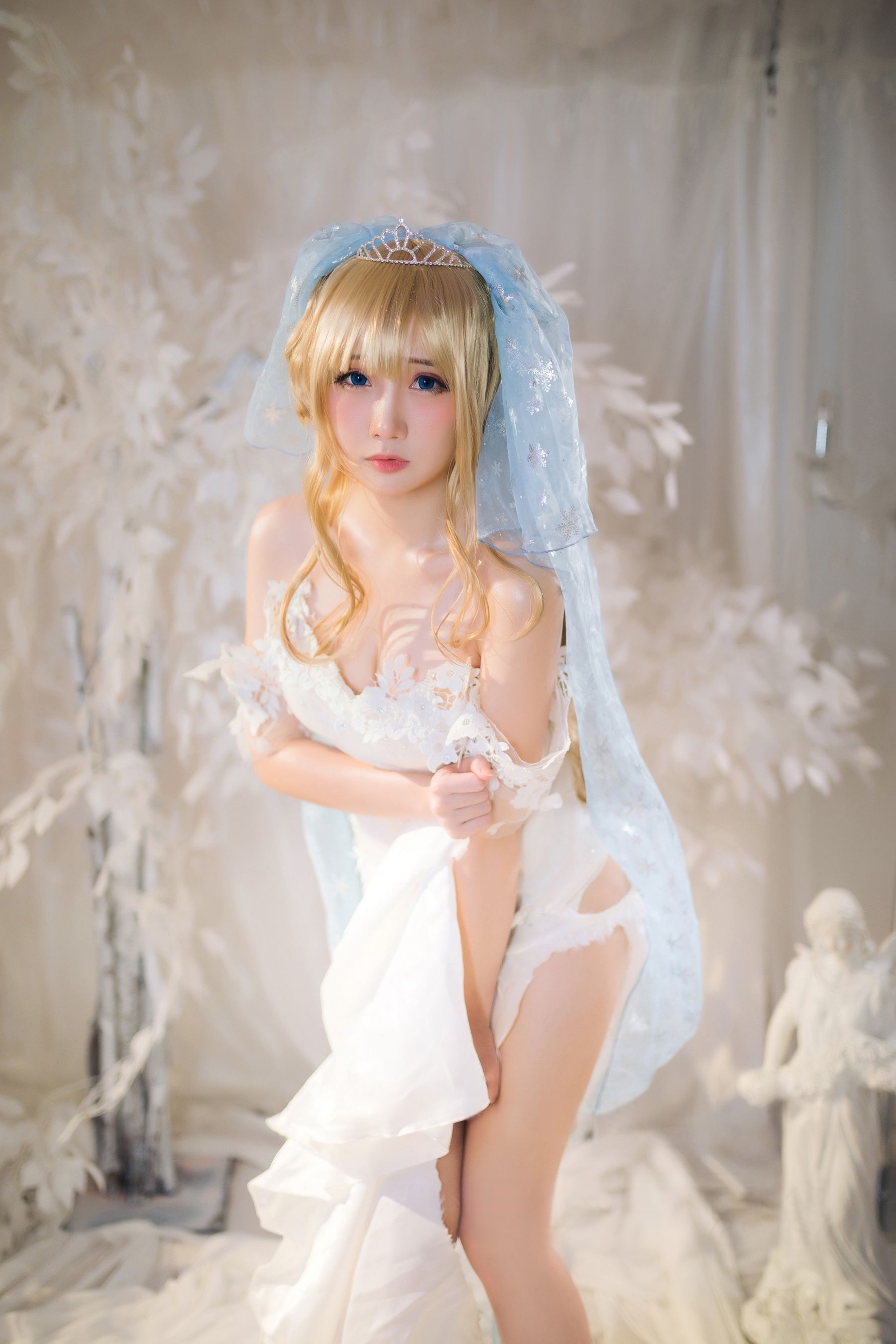 焖焖碳 - 少女前线 索米 婚纱  第12张