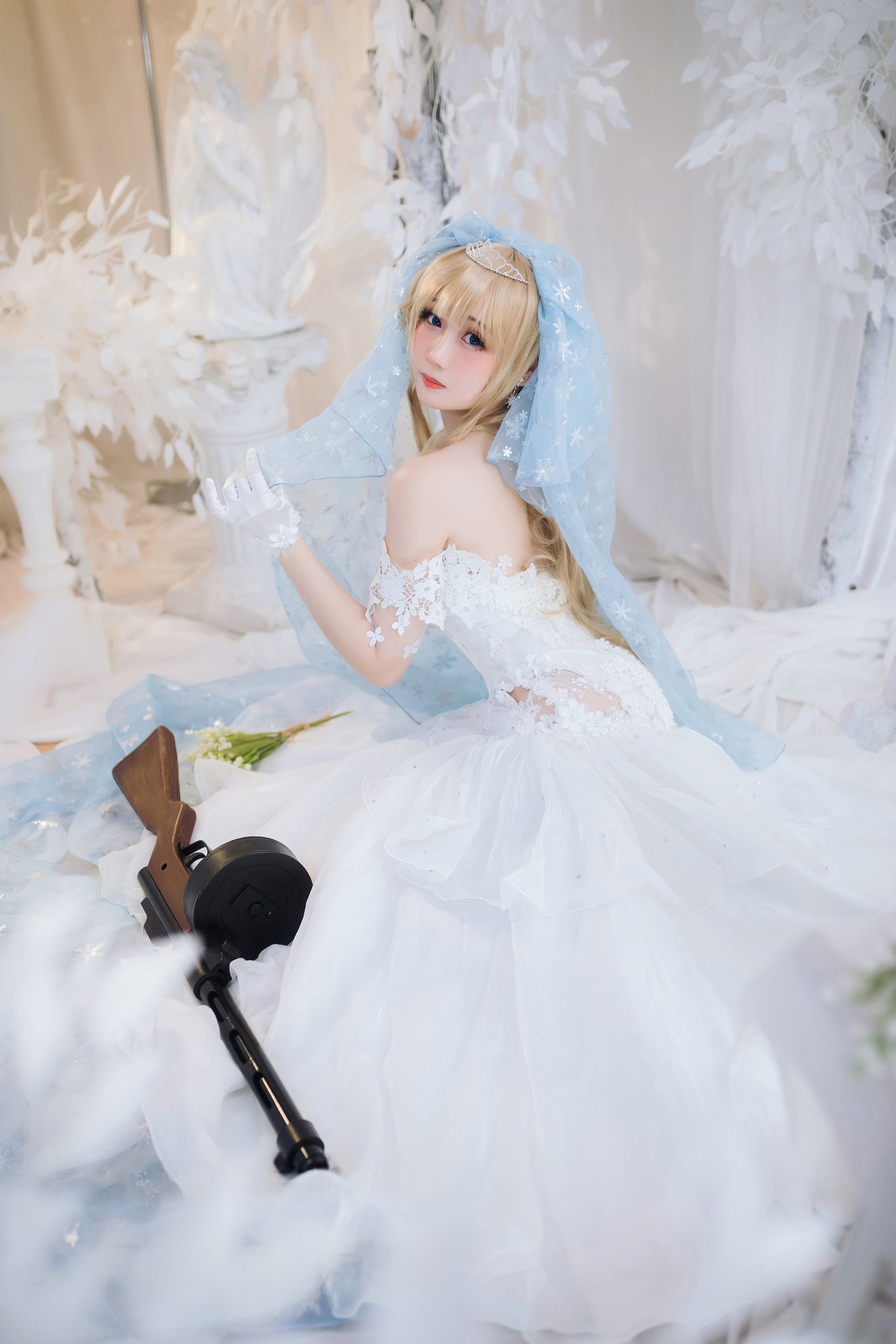 焖焖碳 - 少女前线 索米 婚纱  第19张