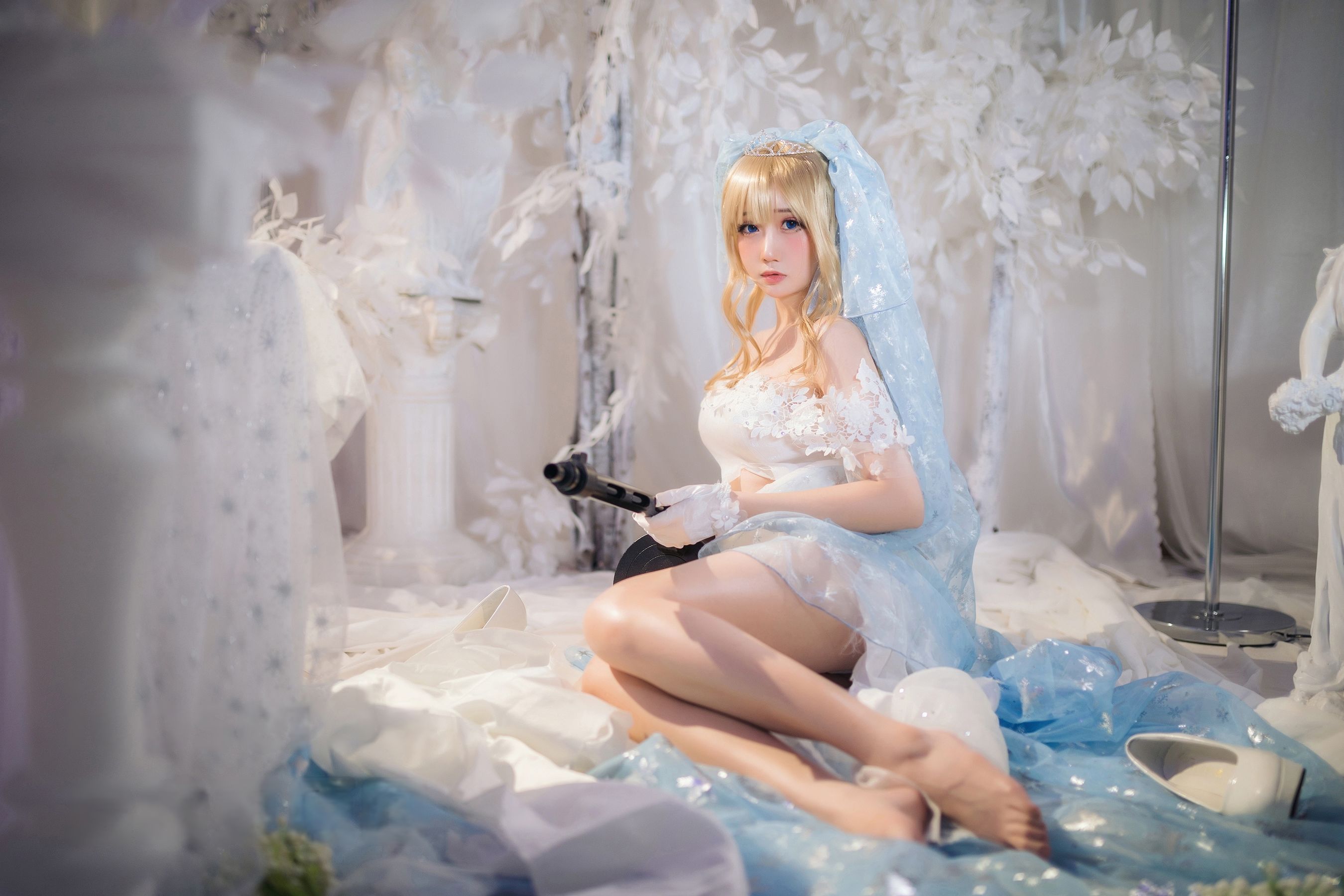 焖焖碳 - 少女前线 索米 婚纱  第36张