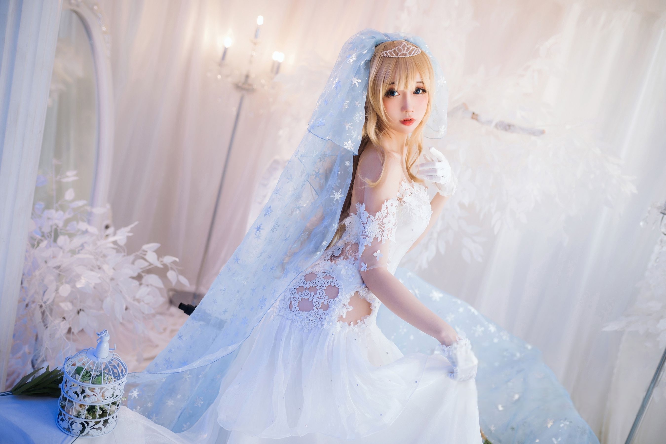焖焖碳 - 少女前线 索米 婚纱  第9张