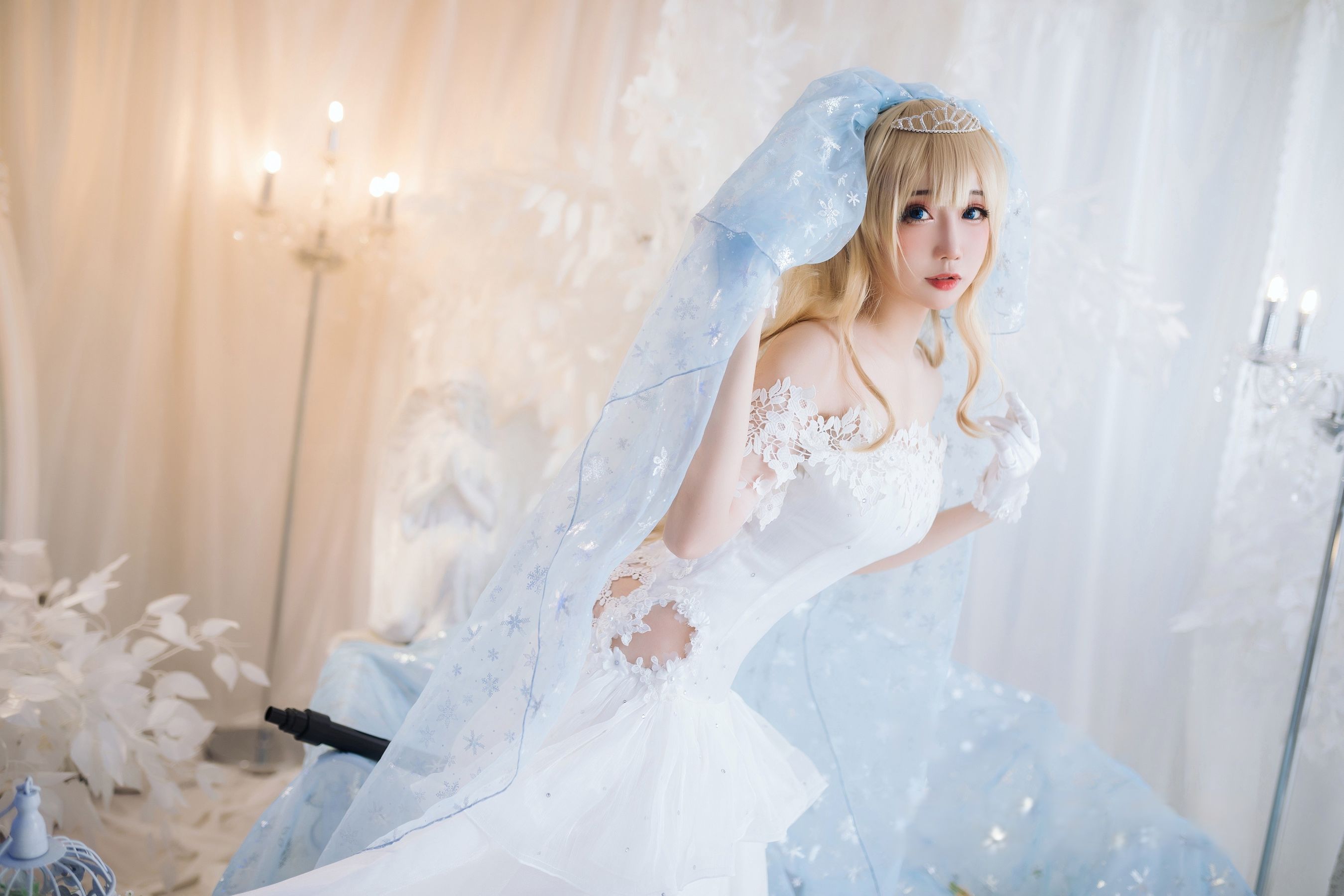 焖焖碳 - 少女前线 索米 婚纱  第11张