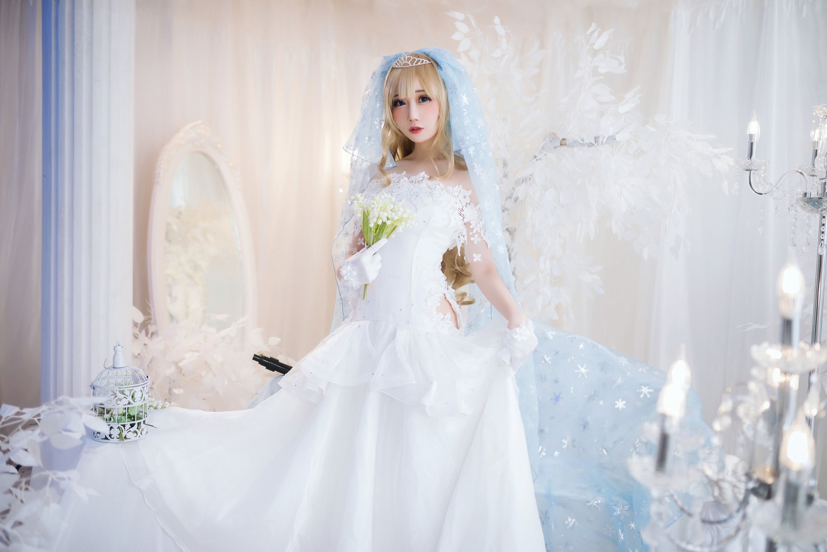 焖焖碳 - 少女前线 索米 婚纱  第12张