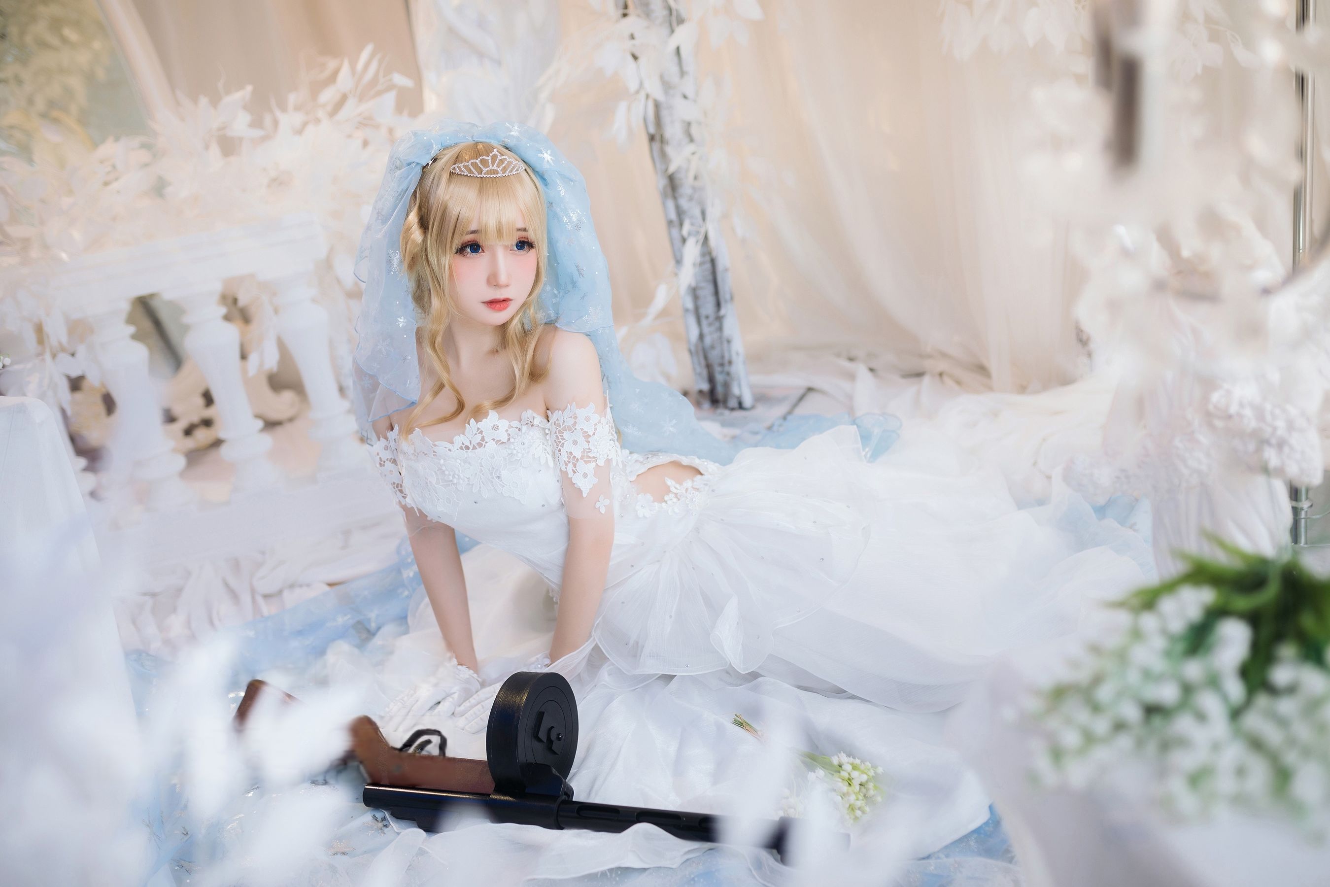 焖焖碳 - 少女前线 索米 婚纱  第17张