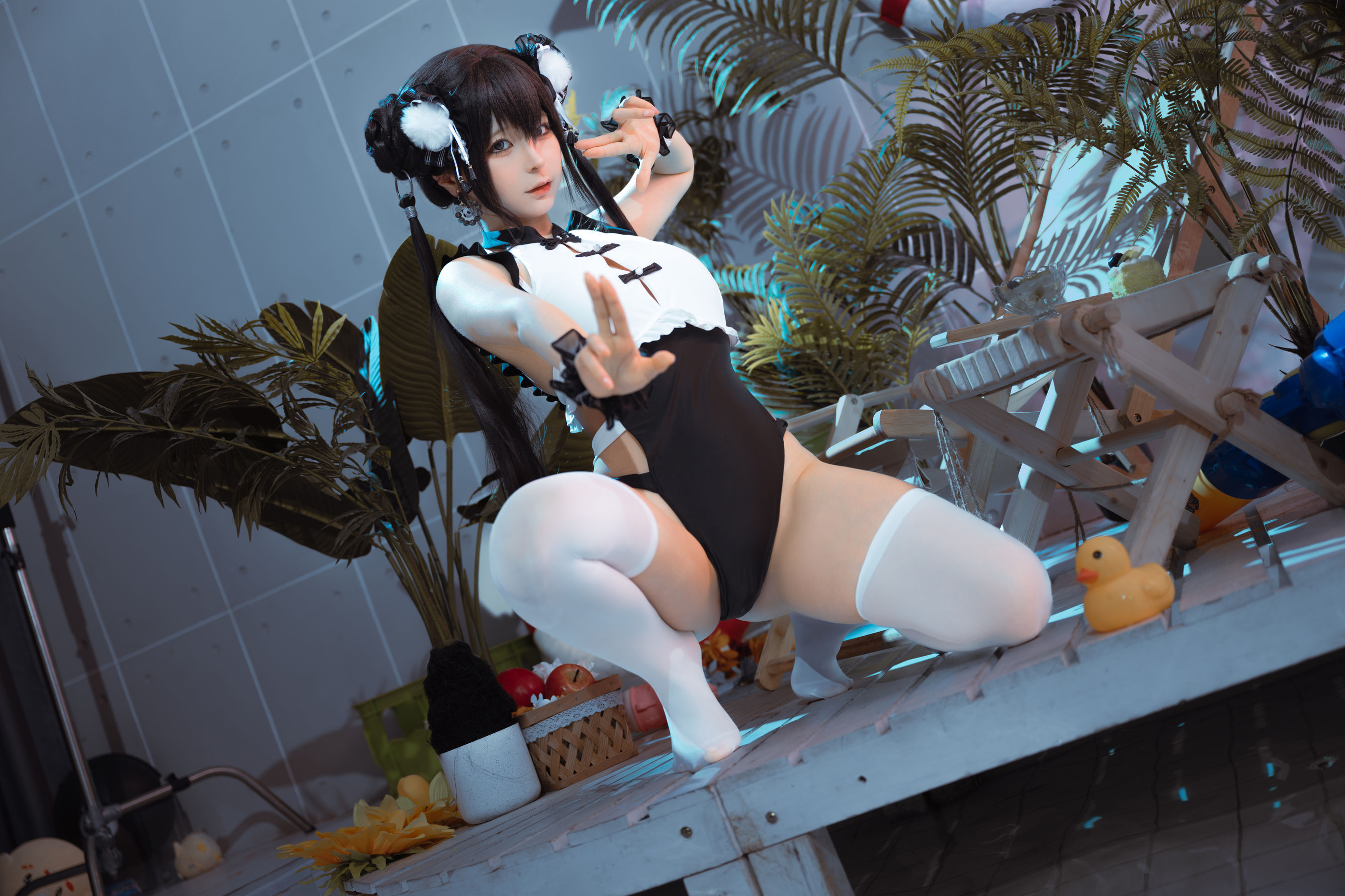 动漫博主蠢沫沫 - 熊猫娘  第4张