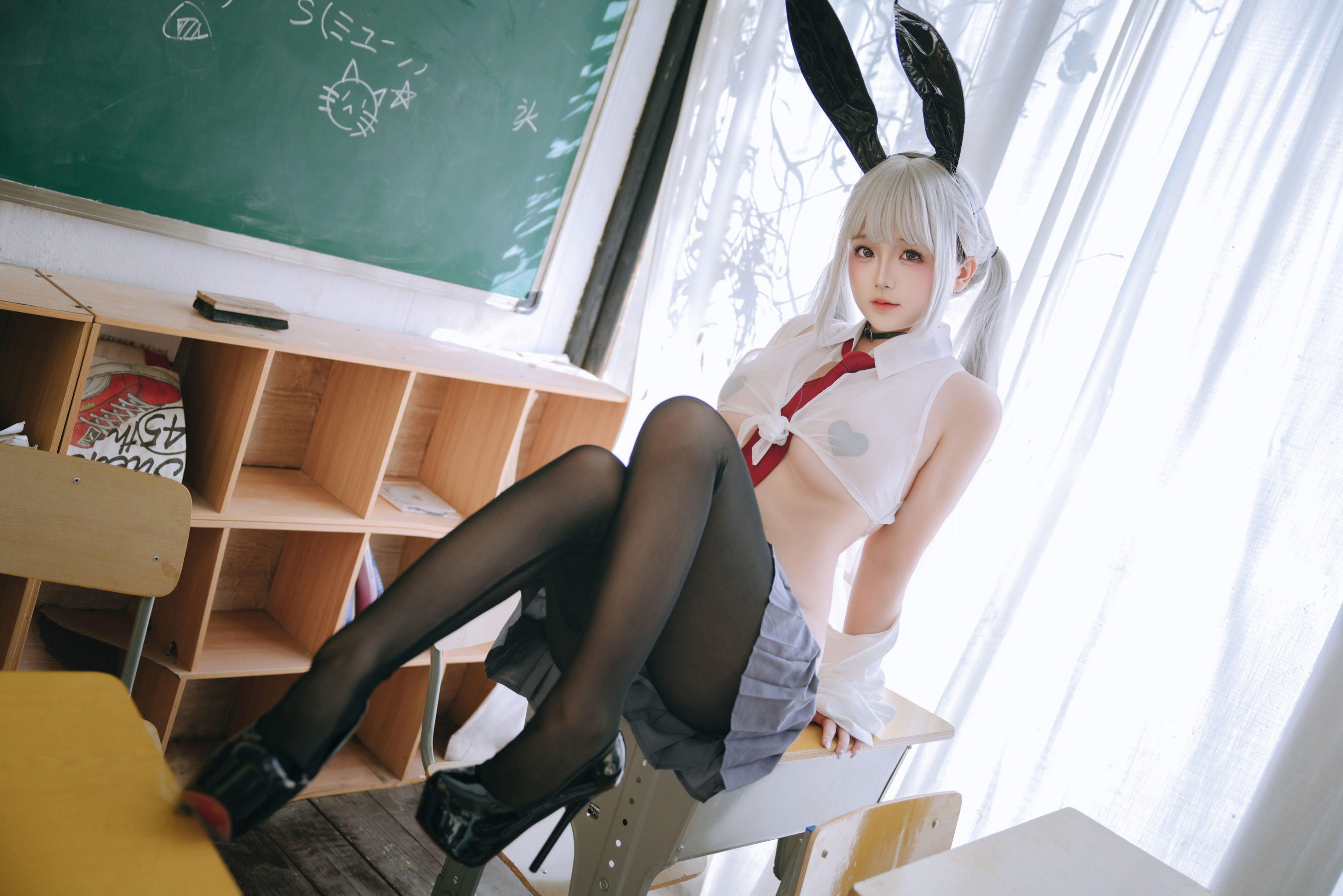 Cosplay 日奈娇 - 叛逆少女JK  第2张
