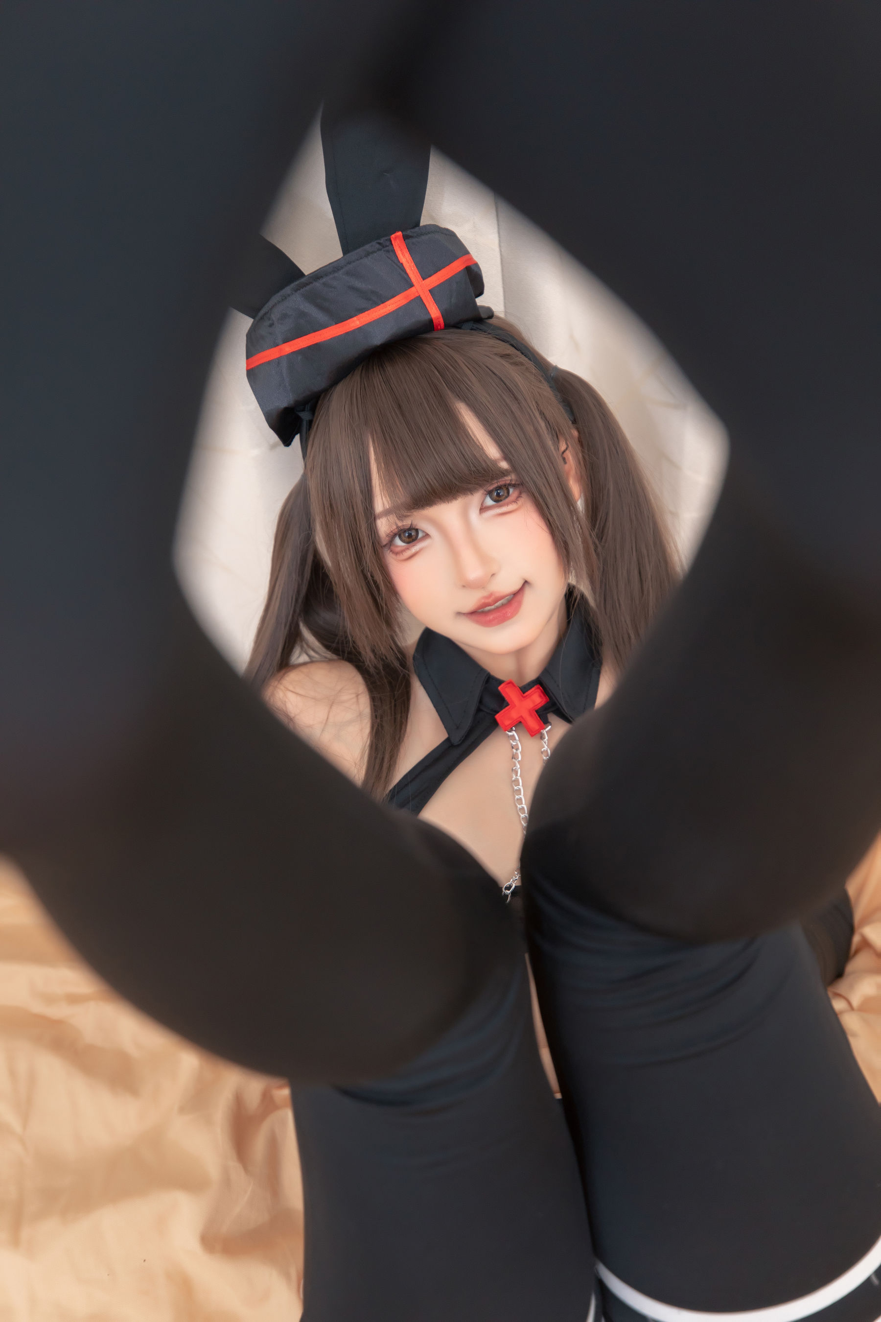 萝莉神楽板真冬 之黑兔护士  第39张