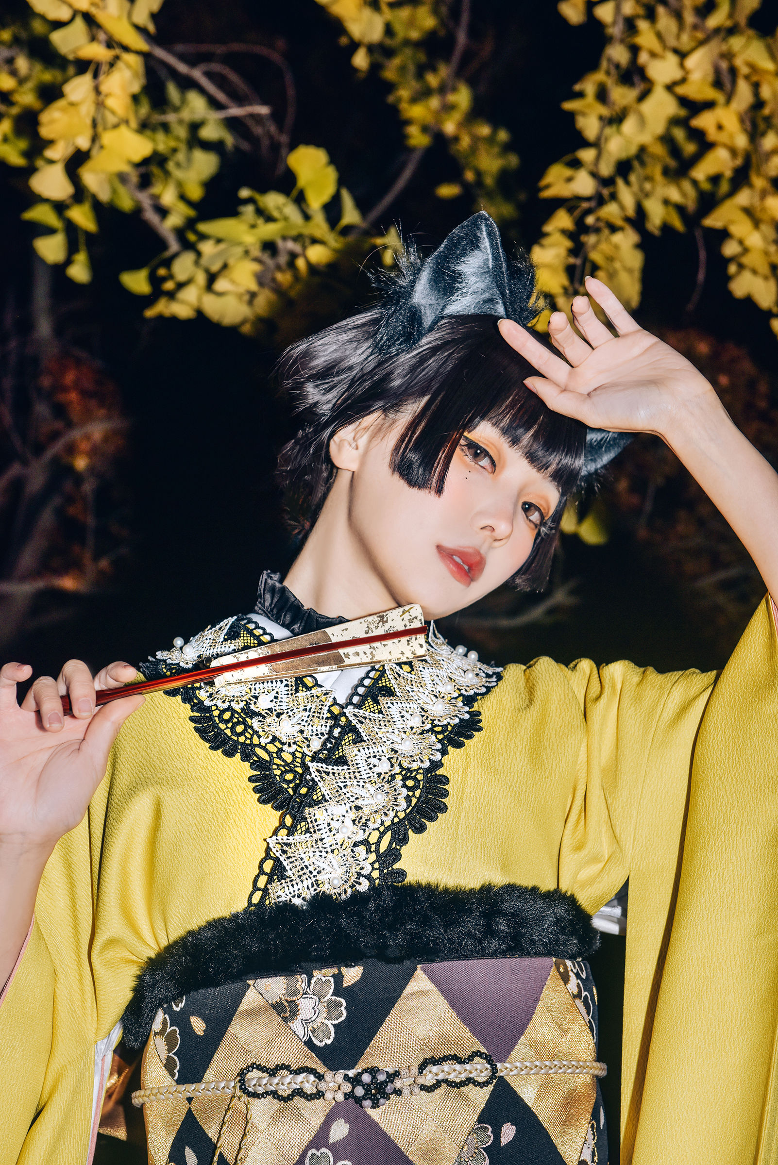 Ely_eee (ElyEE子) - Ginkgo Black Cat 銀杏黑貓  第2张