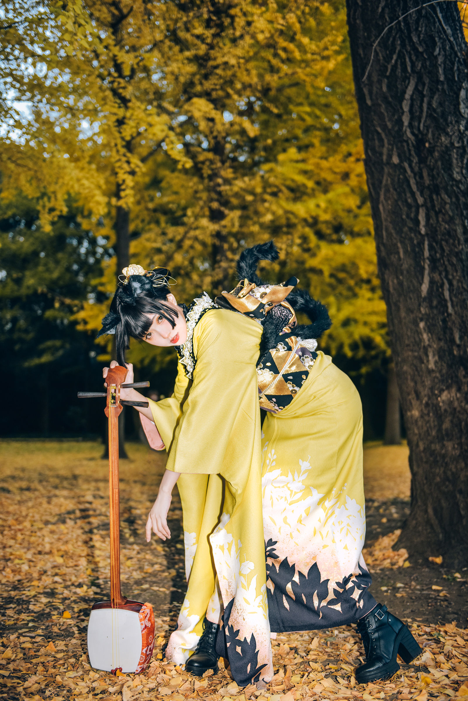 Ely_eee (ElyEE子) - Ginkgo Black Cat 銀杏黑貓  第7张