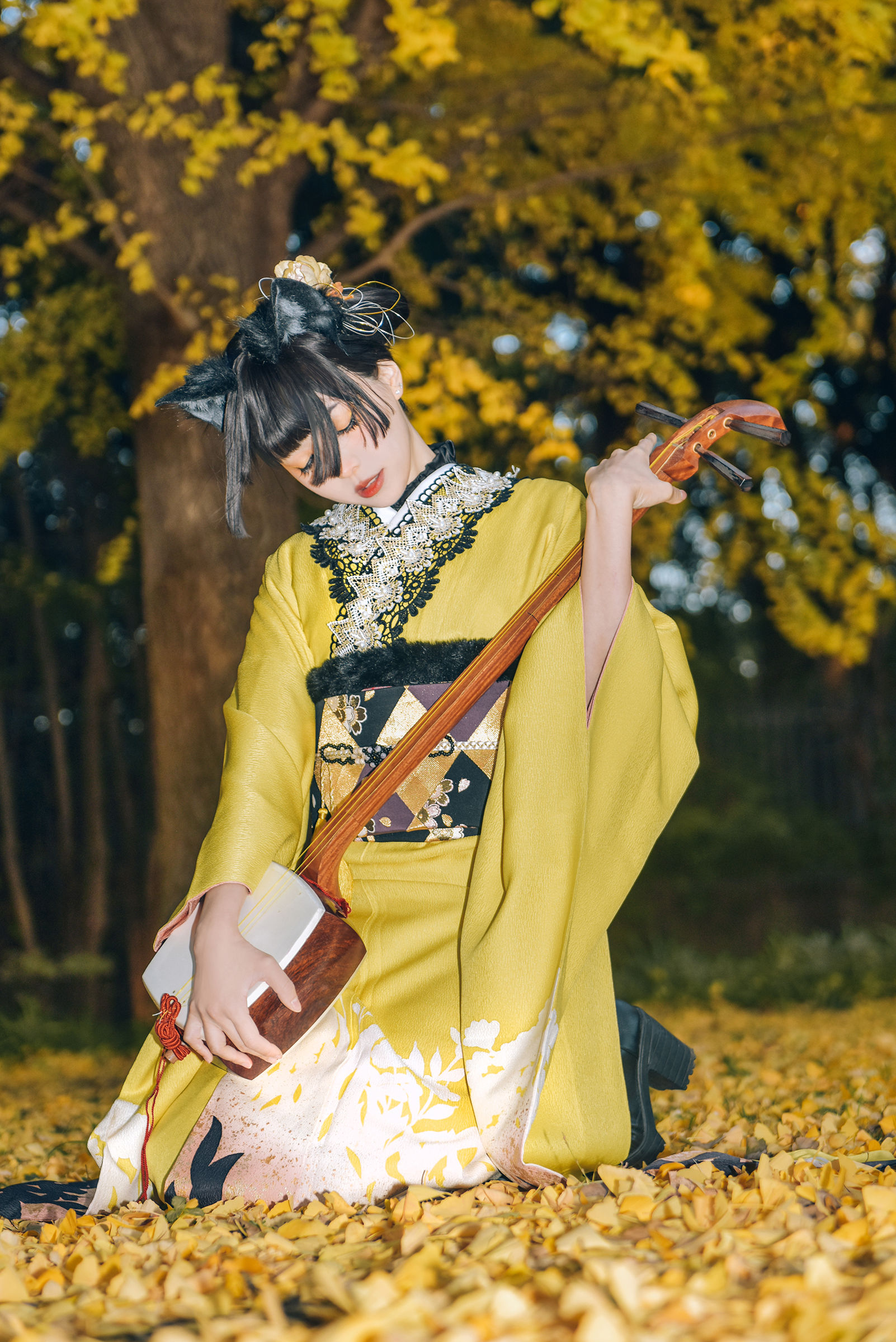 Ely_eee (ElyEE子) - Ginkgo Black Cat 銀杏黑貓  第21张