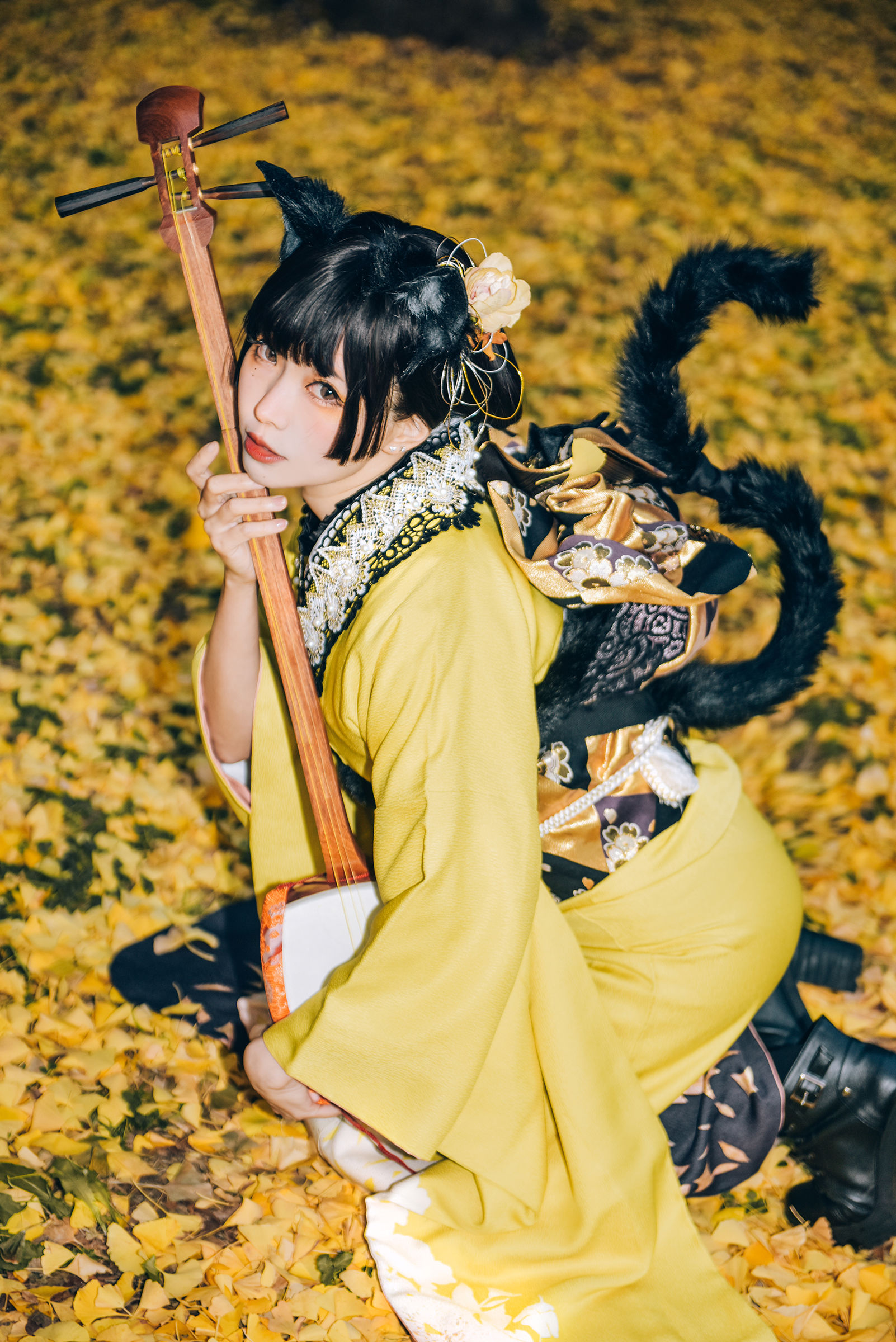 Ely_eee (ElyEE子) - Ginkgo Black Cat 銀杏黑貓  第24张