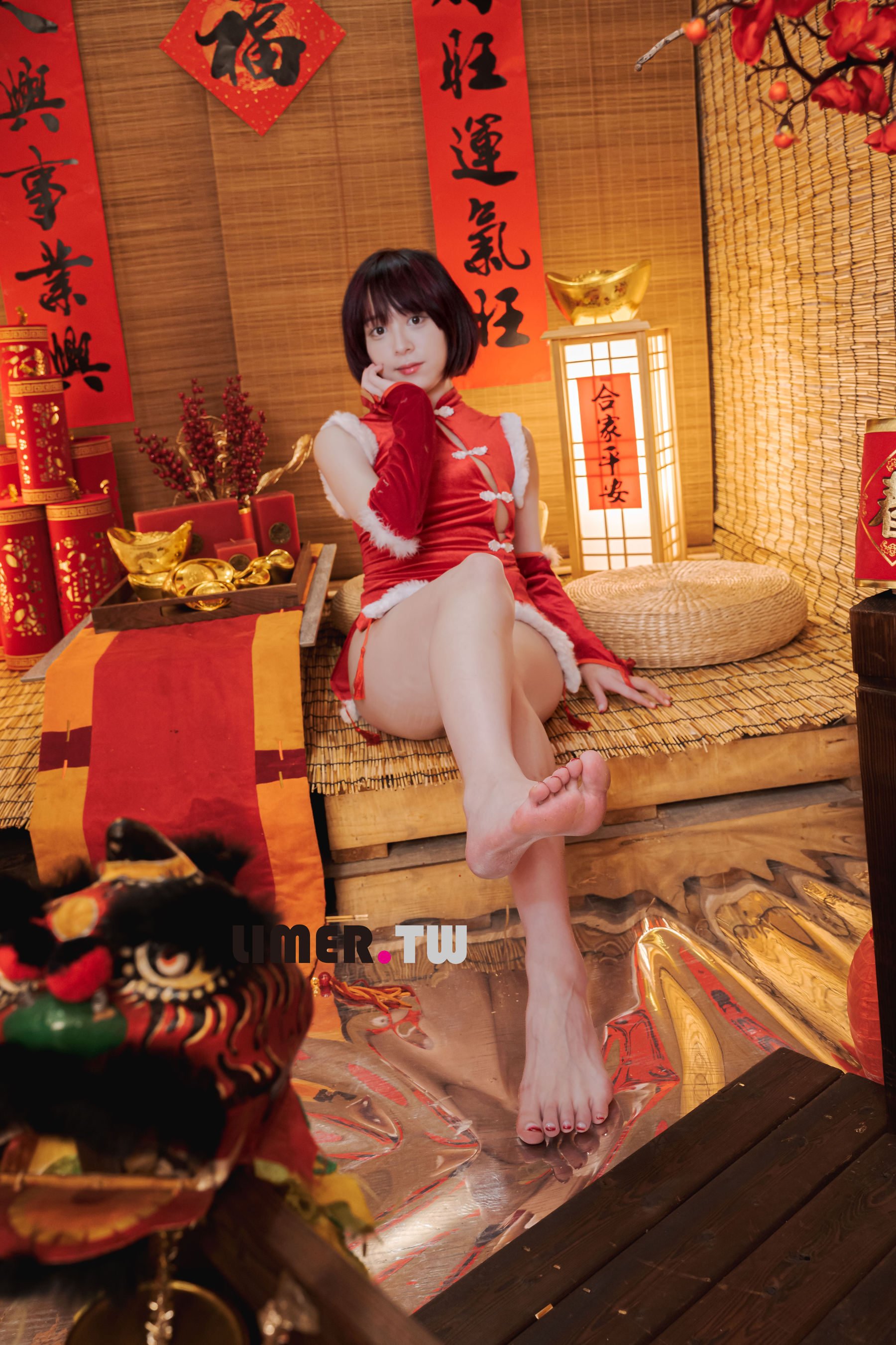 Limerence原创 No.094 Yua 新年特輯 裸足 拜年