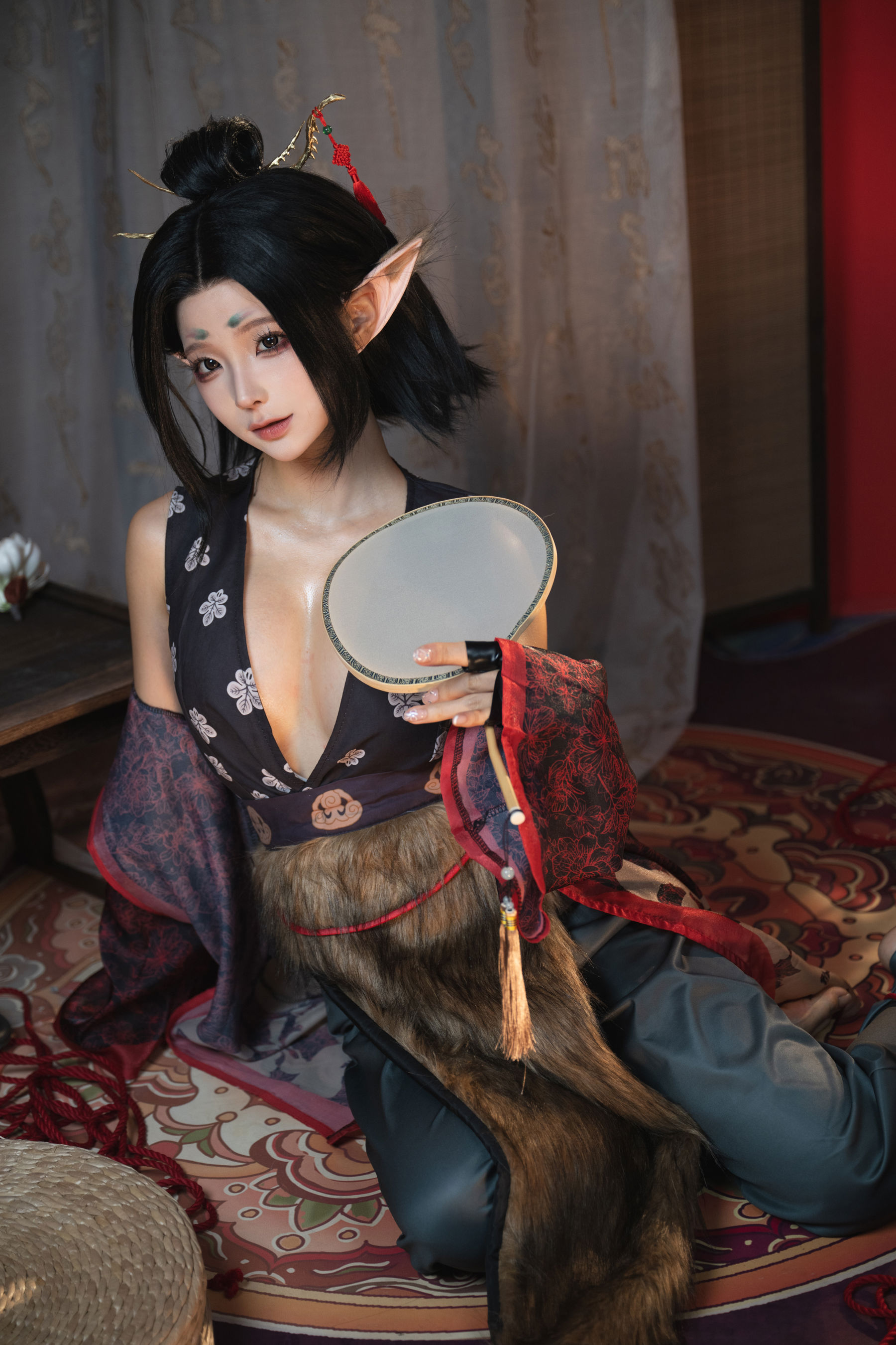 动漫博主蠢沫沫 - 黑神话 萍萍  第1张