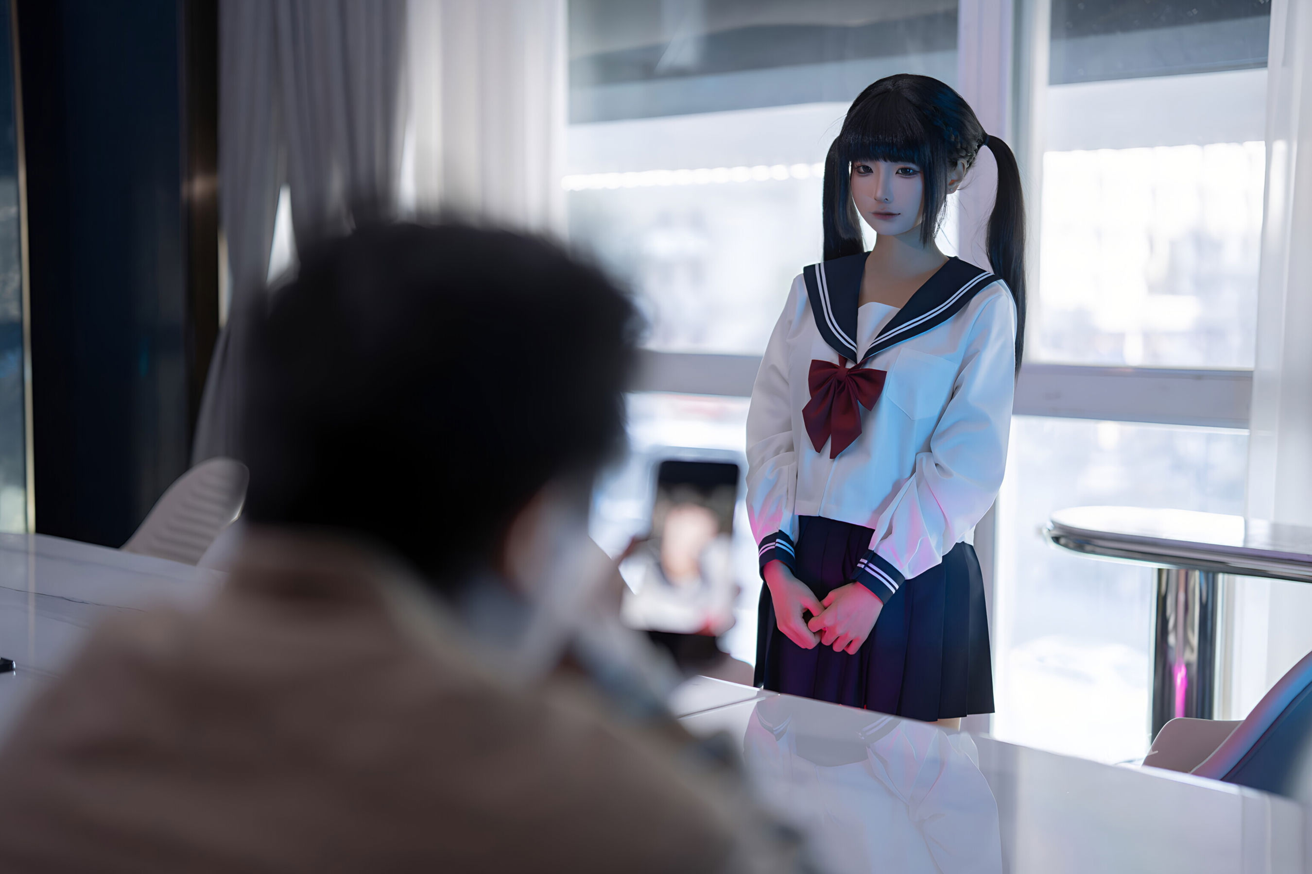 动漫博主蠢沫沫 - 学妹的兼职  第1张